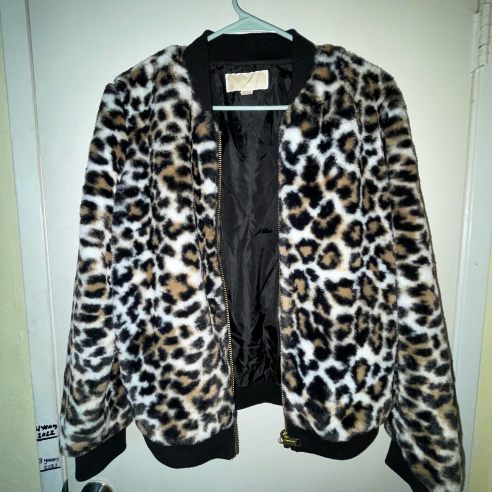 Leopard Fluffy jacket
